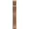 Ekena Millwork 6-in W x 36-in D x 36-in H Funston Slat Rough Cedar Woodgrain TimberThane Outlooker, Primed Tan OUTUR060X36X36FST24RCPR - alternate 3